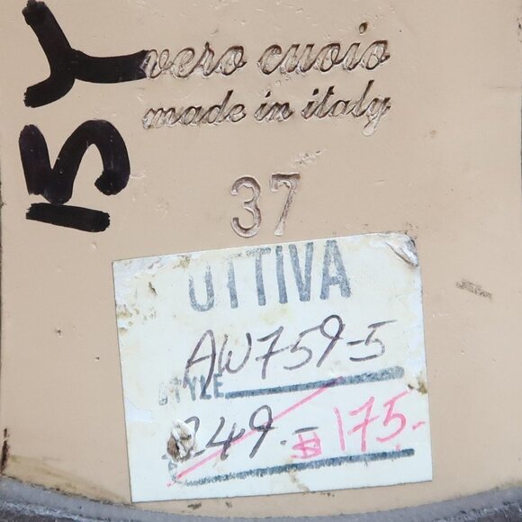 Italian Designer Paolo Castignani Snakeskin Ankle Strap Flats / Ballerinas 7 - Picture 8 of 16